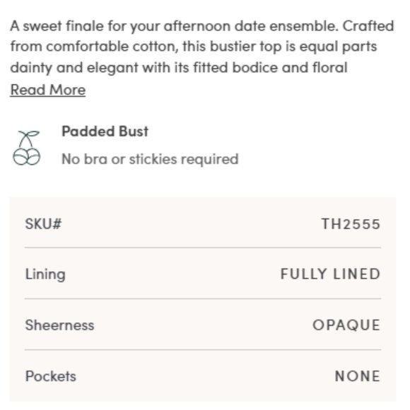 Love Bonito Felice Padded Embroidered Bustier Top - Picture 7 of 14